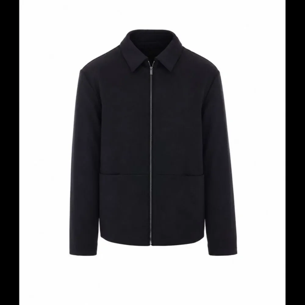 Gucci Men Gg Reversible Wool And Nylon Zip Jacket